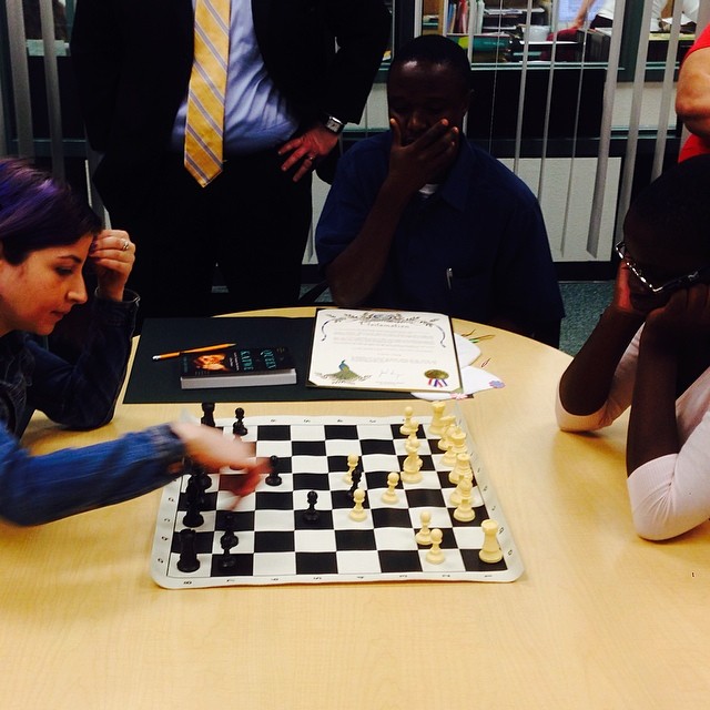 Queen of KatweChess in Glendale, CA Clark High School against